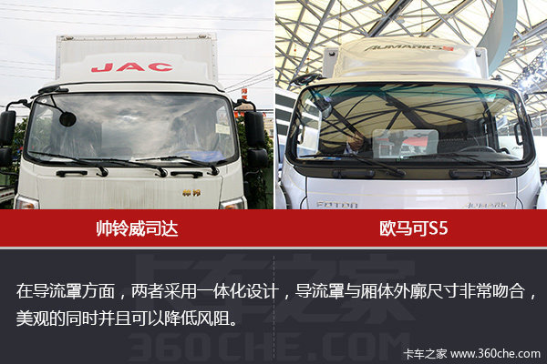 轻卡品牌做中卡 帅铃威司达PK欧马可S5