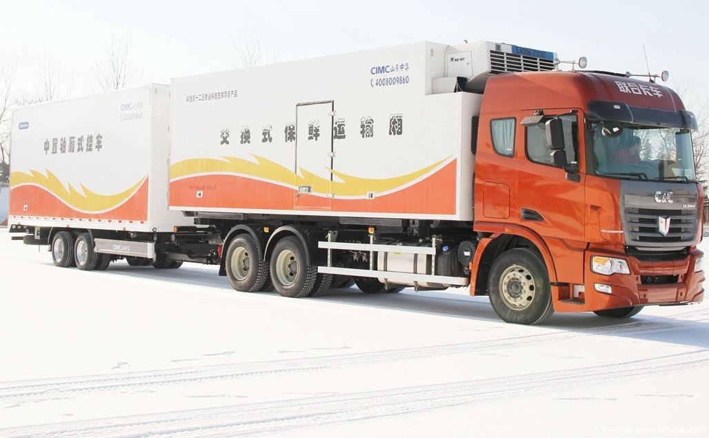 货车列车火了中置轴挂车果然是实力派图片列表