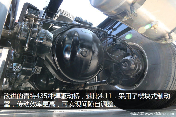 史上最轻6X4牵引车 新款悍V自重仅7.6吨_青岛