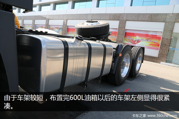 史上最轻6X4牵引车 新款悍V自重仅7.6吨_青岛