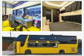 杭州小伙卖房创业 大巴+20万变豪华房车