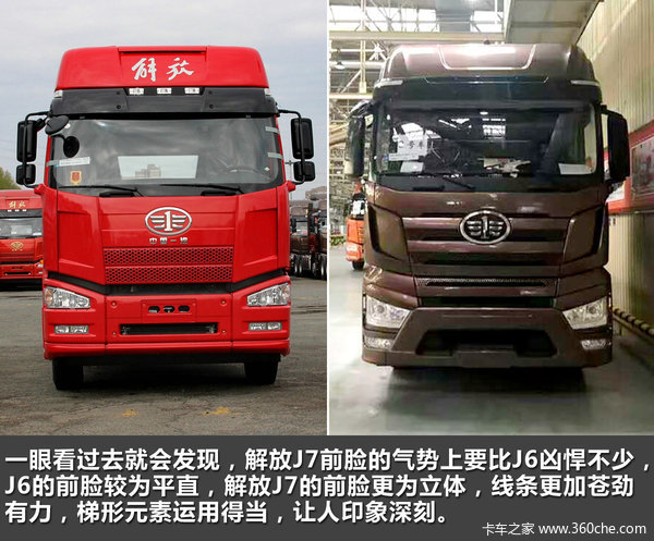 万众期待的解放J7 和J6到底有什么区别?