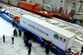 带上卡车还能坐火车？ 铁路驮运很霸气