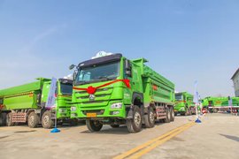 绿动陆运板启航 一口气买160台重汽LNG