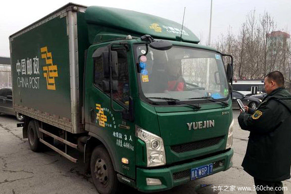 河北货车ETC不停车 先从邮政标准厢试点_卡车