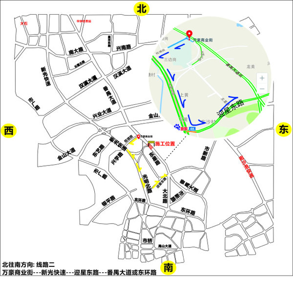 南沙货车限行路段地图图片