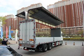 9米6厢车该换代了! 陕汽气囊桥车型+吉运翼展厢