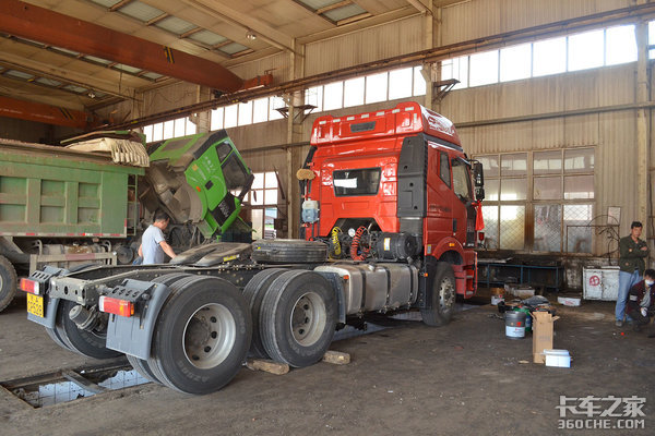 诚信+专业 记解放锡柴服务站师傅的一天