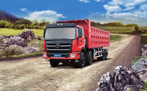 高配置强动力的国五重卡瑞沃运输自卸车