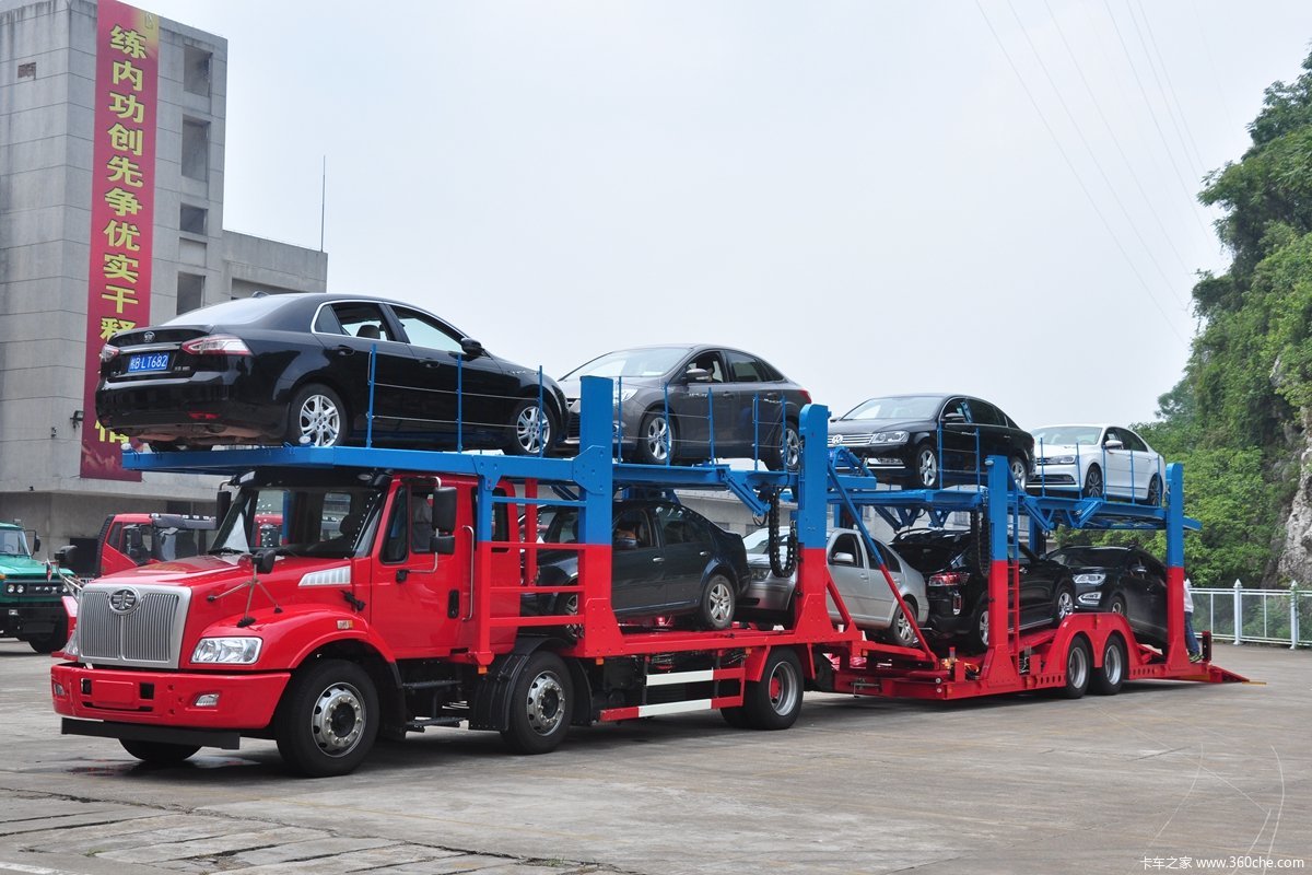 【图】柳特玩转轿运车 长头,中置轴要啥有啥 文章图片_卡车之家,中国