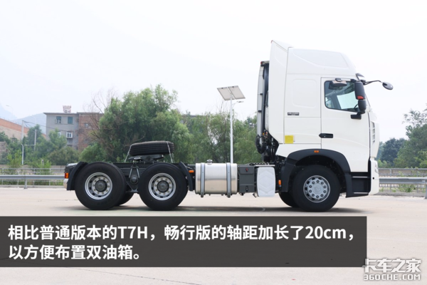 最长续航3000公里 重汽1000L双油箱T7H车型详解