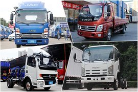 156马力轻卡售10.5万 这五台国五车你会怎么选？