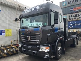 联合卡车和银隆推出了纯电动重卡 沿用U系驾驶室 取消挡把 全液晶仪表