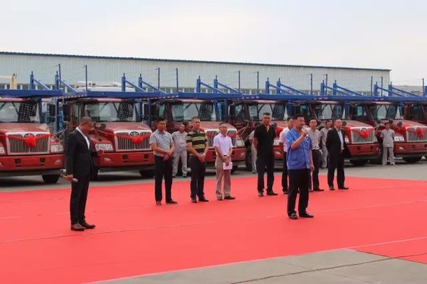 安捷+奥捷合标轿运新车批量交付北京百成物流