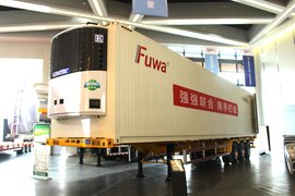 劲达机组+富华上装+杨嘉骨架 这台冷藏半挂车“穿”了一身名牌