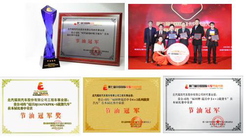 福田时代物流双雄闪耀国际卡车节油赛