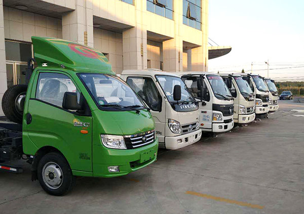 福田时代京V渣土车将服务首都建设!