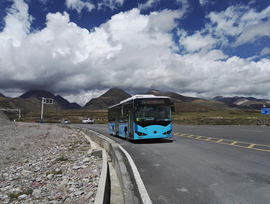 比亚迪K8高原测试圆满成功征服那根拉山