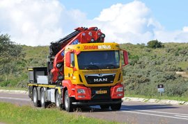 平板厢能任意加长 ,不是为了多拉货,这台曼随车吊到底干啥用?