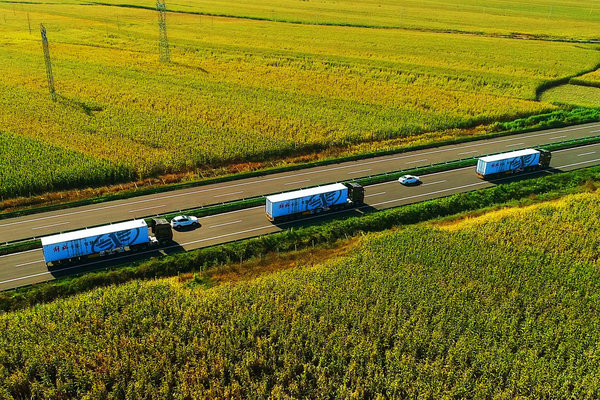 一汽解放智能卡车成功完成高速公路测试