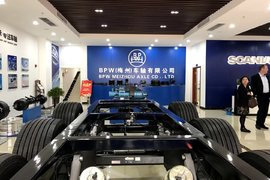 斯堪尼亚、JOST都来了 BPW(梅州)车轴滁州形象店开业动静很大