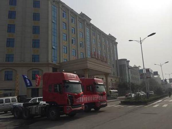 江淮重卡锡柴奥威国五产品推介会!