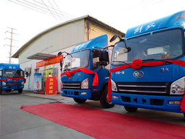 大王驾到——解放“六大”轻卡王重载版强势登陆茂名