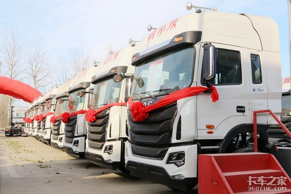 一次性交付上百台牵引车 江淮格尔发用实际行动告诉你到底有多好