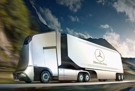 特斯拉Semi发布后 奔驰无人驾驶卡车Euro-X曝光！