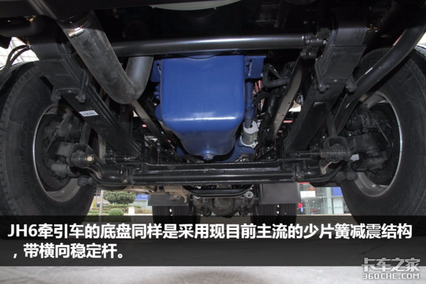 自重仅为9.1吨！ JH6LNG牵引车配潍柴机