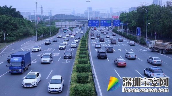 深圳107国道治超速 不想被罚时速别超60