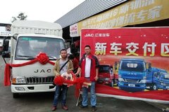 绵阳市江淮4S店骏铃E3载货车成功交付