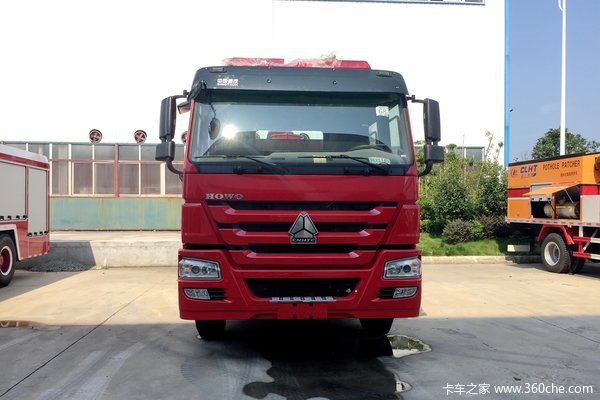 程力消防车配重汽HOWO280马力10升机!真给力