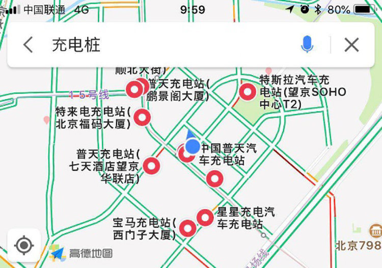 上海充电桩地图图片