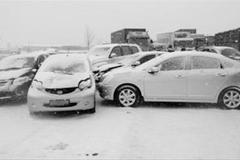 ѩ��·�� ����90������ٲ���40�𳵻�