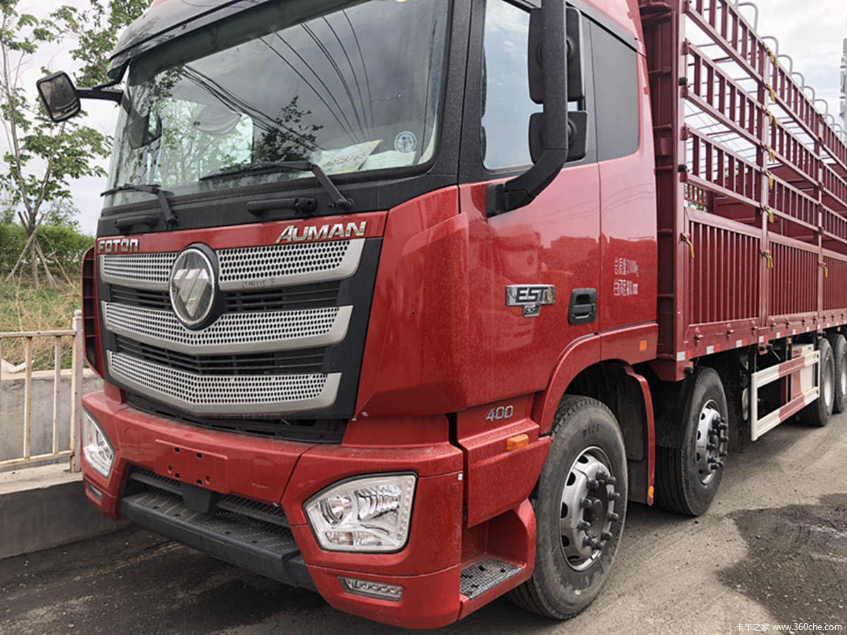 福田欧曼est360平板载货车乌市推介会图片列表