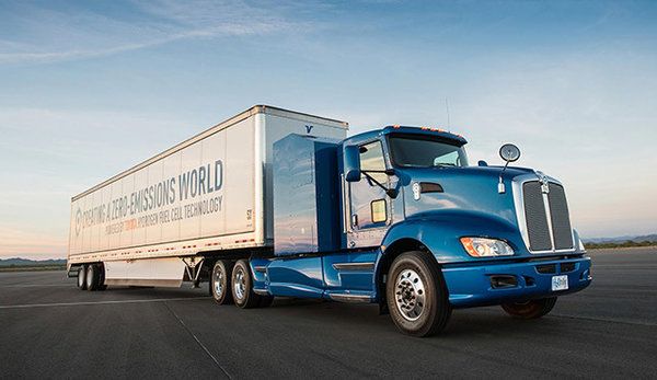 追求0排放 丰田推第二代氢燃料电池卡车