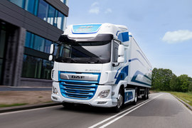 2018汉诺威车展 达夫卡车抢先"曝光",老外也玩纯电动！