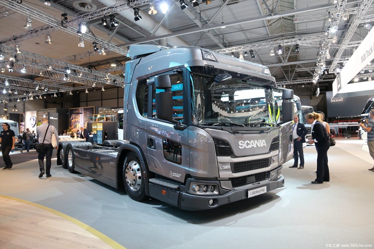 完全实现零排放斯堪尼亚l320底盘实拍图片列表