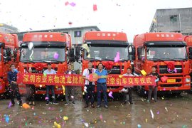 深圳亚东物流首批斯太尔LNG牵引车交车完成