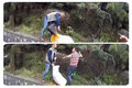 卡车司机见证哄抢事件 警察都束手无措