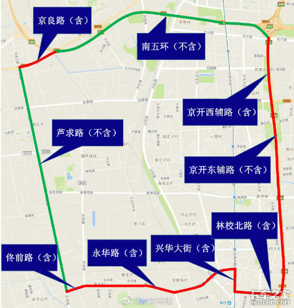 2019年起 北京大興高峰期外地貨車禁行