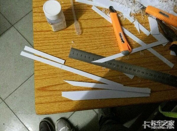 自己动手制作挂车模型，这就是我爱卡车的方式