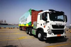 中国重汽无人驾驶电动集卡正式批量投入天津港运营
