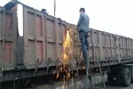 治超决不手软 南乐县治理改装超限车辆