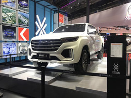 【上海车展】大乘汽车中大型皮卡骐铃T15亮相，饱满线条引人注目