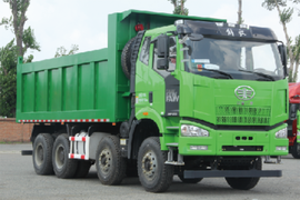 新J6P 8×4 短轴距渣土车 城市渣土运输新趋势