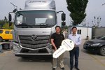 恭喜潍坊侯老板 喜提欧马可S5载货车