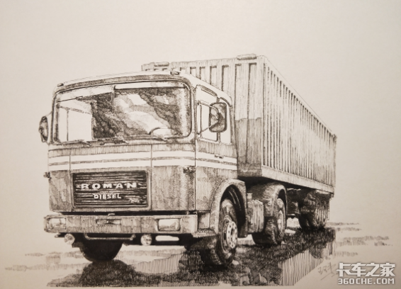 手绘记忆中的经典卡车，除了太拖拉，这3款你见过吗？