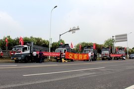 上海建权 14台东风力拓/福瑞卡工程交车仪式